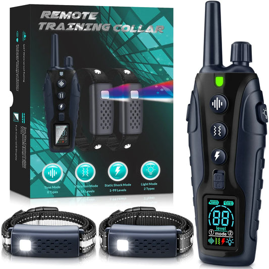 4000FT Remote Dog Training Collar with Flash Light - User Manual