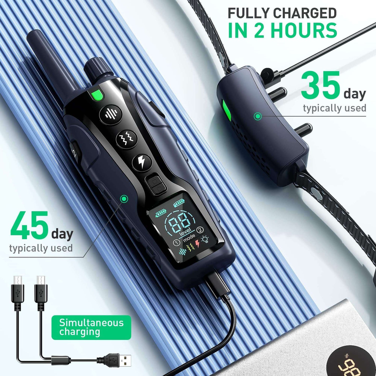 PawCommand™™ - 4000FT Remote Dog Training Collar with Flash Light