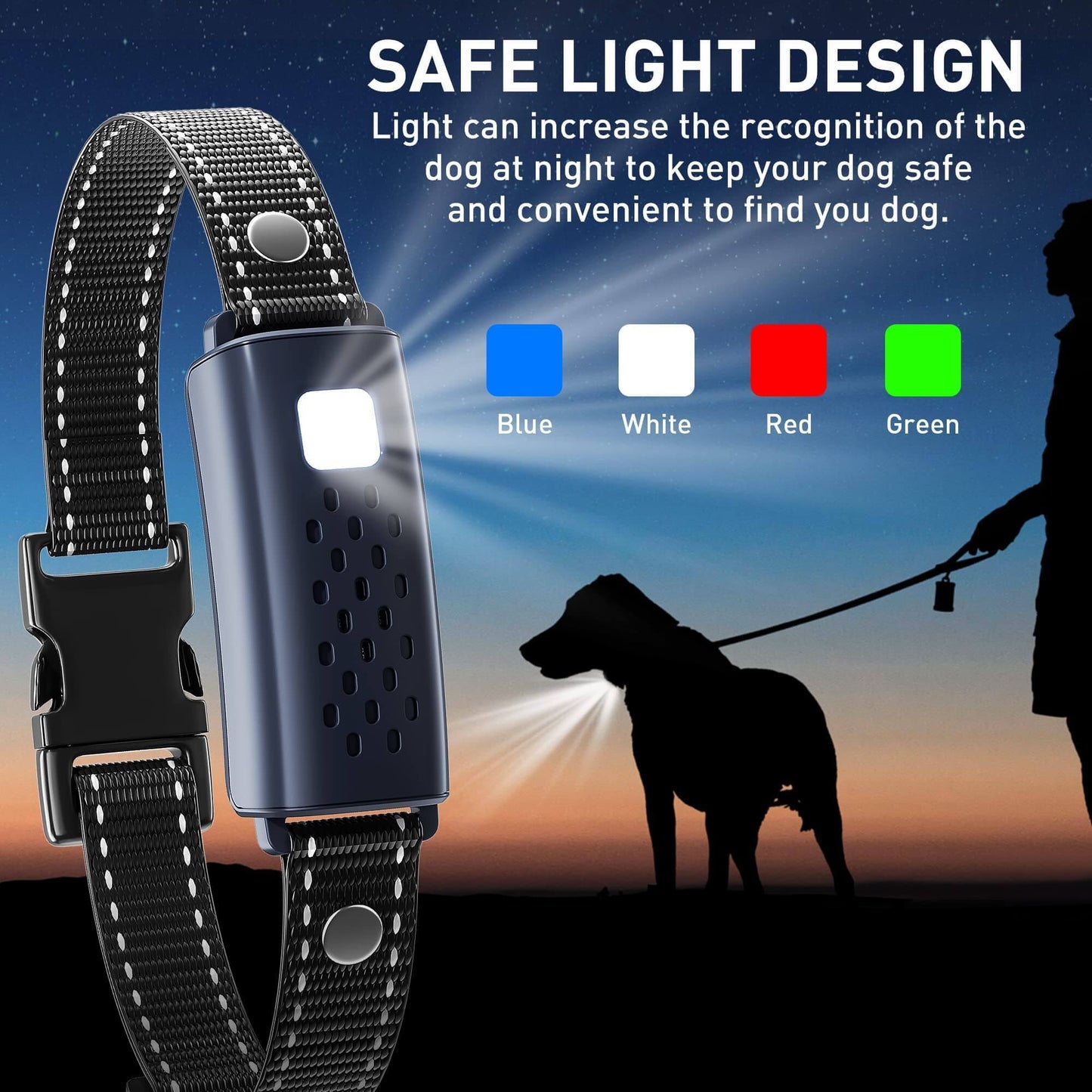 PawCommand™™ - 4000FT Remote Dog Training Collar with Flash Light