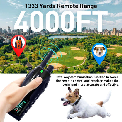 PawCommand™™ - 4000FT Remote Dog Training Collar with Flash Light