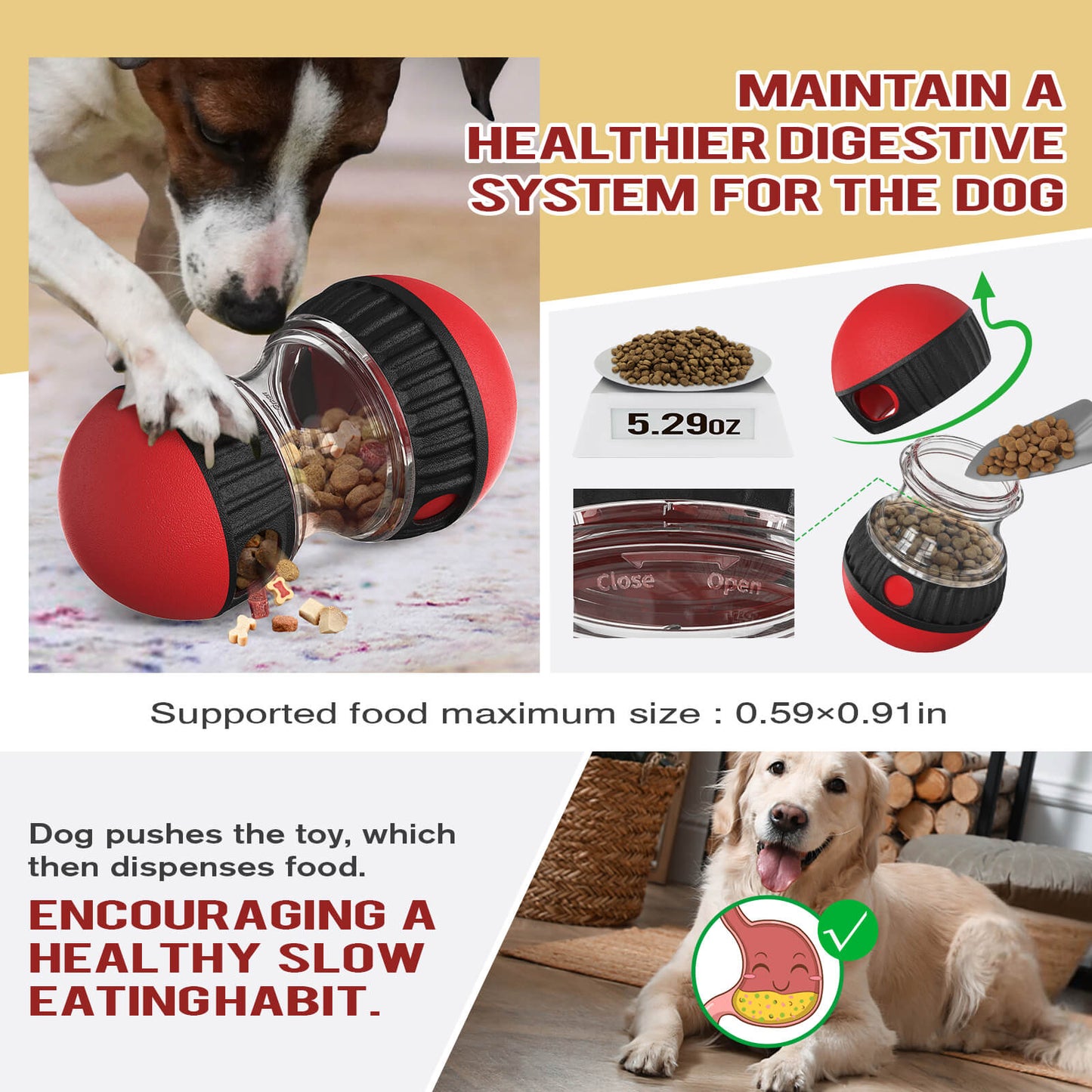 SnackQuest™ Dog Puzzle Toy - Perfect Alternative to Slow Feeder Dog Bowls